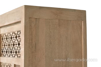 Alacena Kira Madera/Natural 2 Puertas (140x40x170)-8