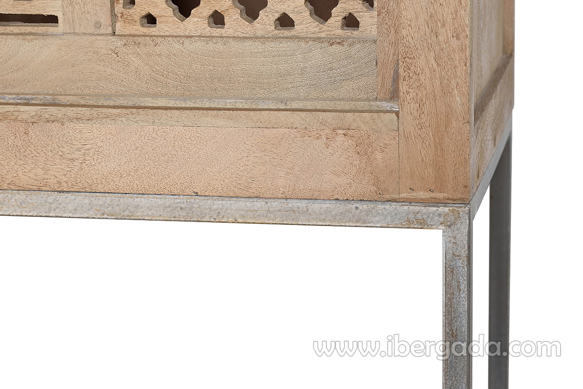 Alacena Kira Madera/Natural 2 Puertas (140x40x170)-9