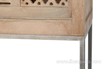 Alacena Kira Madera/Natural 2 Puertas (140x40x170)-9