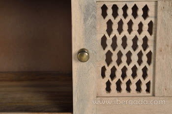 Aparador Kira Madera/Natural 4 Puertas (160x40x97)-8