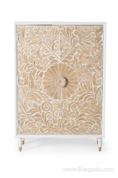 Armario Parma Madera/Blanco 2 Puertas (100x40x140)-2