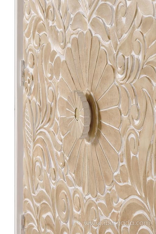 Armario Parma Madera/Blanco 2 Puertas (100x40x140)-5