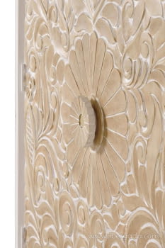 Armario Parma Madera/Blanco 2 Puertas (100x40x140)-5