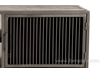 Mueble TV Shadow Madera/Metal 2 Puertas (170x40x56)-3