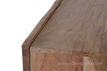 Aparador Luka Madera/Metal 4 Puertas (200x40x90)-11