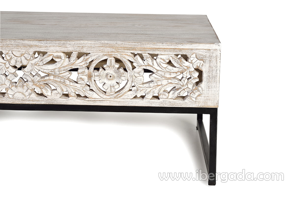 Mesa Centro Bakara Madera/Metal (110x60x40)-3