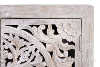 Taquillón Bakara Madera/Metal 2 Puertas (80x35x80)-6