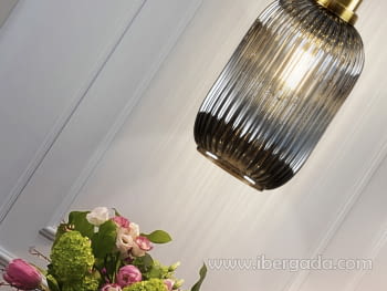 Colgante Norma Gris Smoke 1L-4