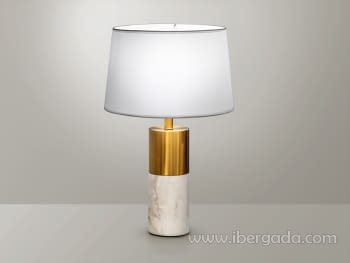 Sobremesa Lucian Marmol/Blanco (38x38x61)