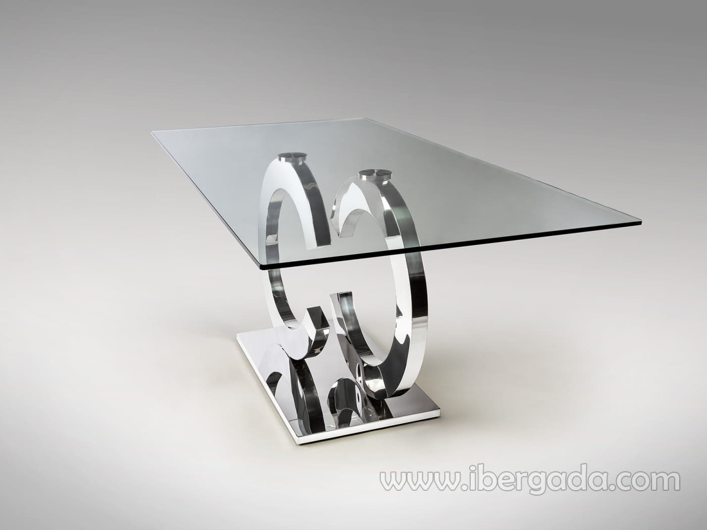 Mesa Comedor Casandra Acero (180x90x76)-5