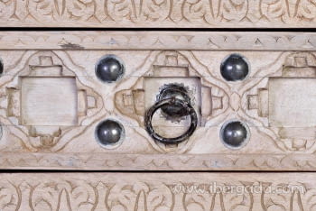 Aparador Kala Madera/Metal 3 Puertas 3 Cajones (150x40x92)-3