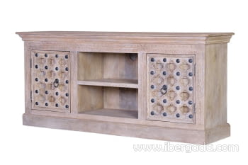 Mueble TV Kala Madera/Metal 2 Puertas (160x40x70)-2