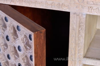 Mueble TV Kala Madera/Metal 2 Puertas (160x40x70)-6