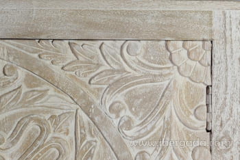 Aparador Madera/Metal 4 Puertas (170x39x90)-4