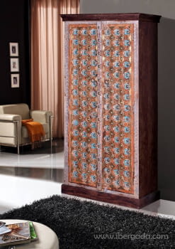 Armario Madera Mango 2 Puertas (90x40x180)
