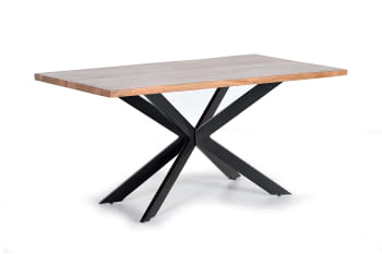 Mesa de Comedor Madera/Metal (180x90x78)