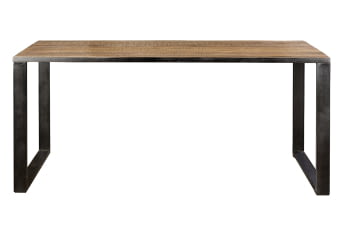 Mesa de Comedor Madera/Metal (180x90x76)