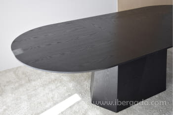 Mesa de Comedor Facetas Fresno Negro (230x110)-3
