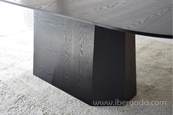 Mesa de Comedor Facetas Fresno Negro (230x110)-4