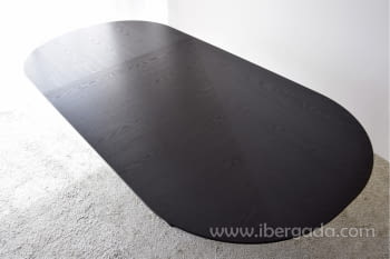 Mesa de Comedor Facetas Fresno Negro (230x110)-5