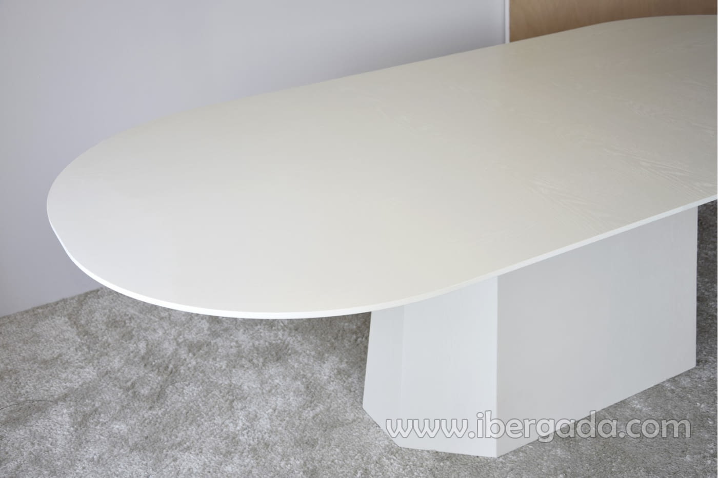 Mesa de Comedor Facetas Fresno Blanco (230x110)-3