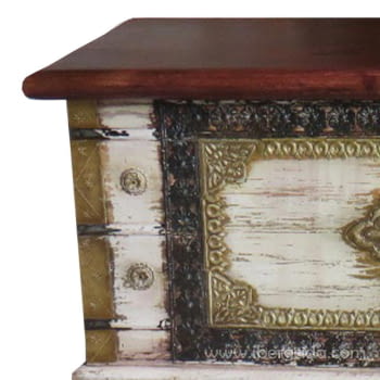 Baúl Madera Natural/Negro (146x40x45)-3