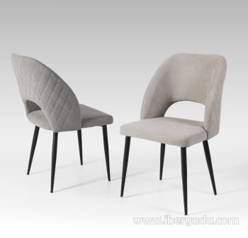 Silla Gabriel Tapizada/Negra