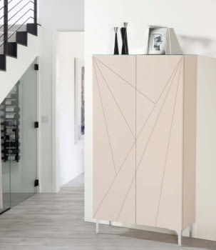 Zapatero Alto Doha Piedra (73x27x135)