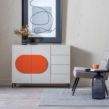 Aparador Necto 2 puertas 4 cajones (113x31,3x85)
