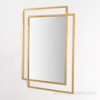 Espejo Acero Dorado (110x80)-3
