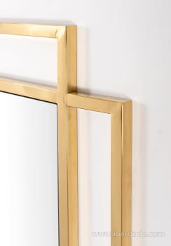 Espejo Acero Dorado (110x80) - 3