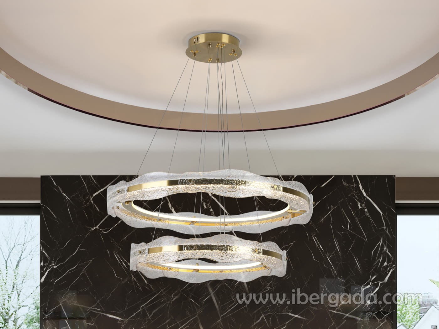 Lampara Lira Oro 2 Aros (80x80)-1
