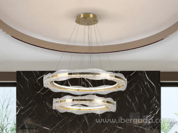 Lampara Lira Oro 2 Aros (80x80)-1