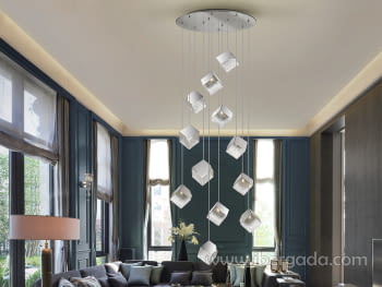 Lampara Priscila Cromo 12L (90x90)-2