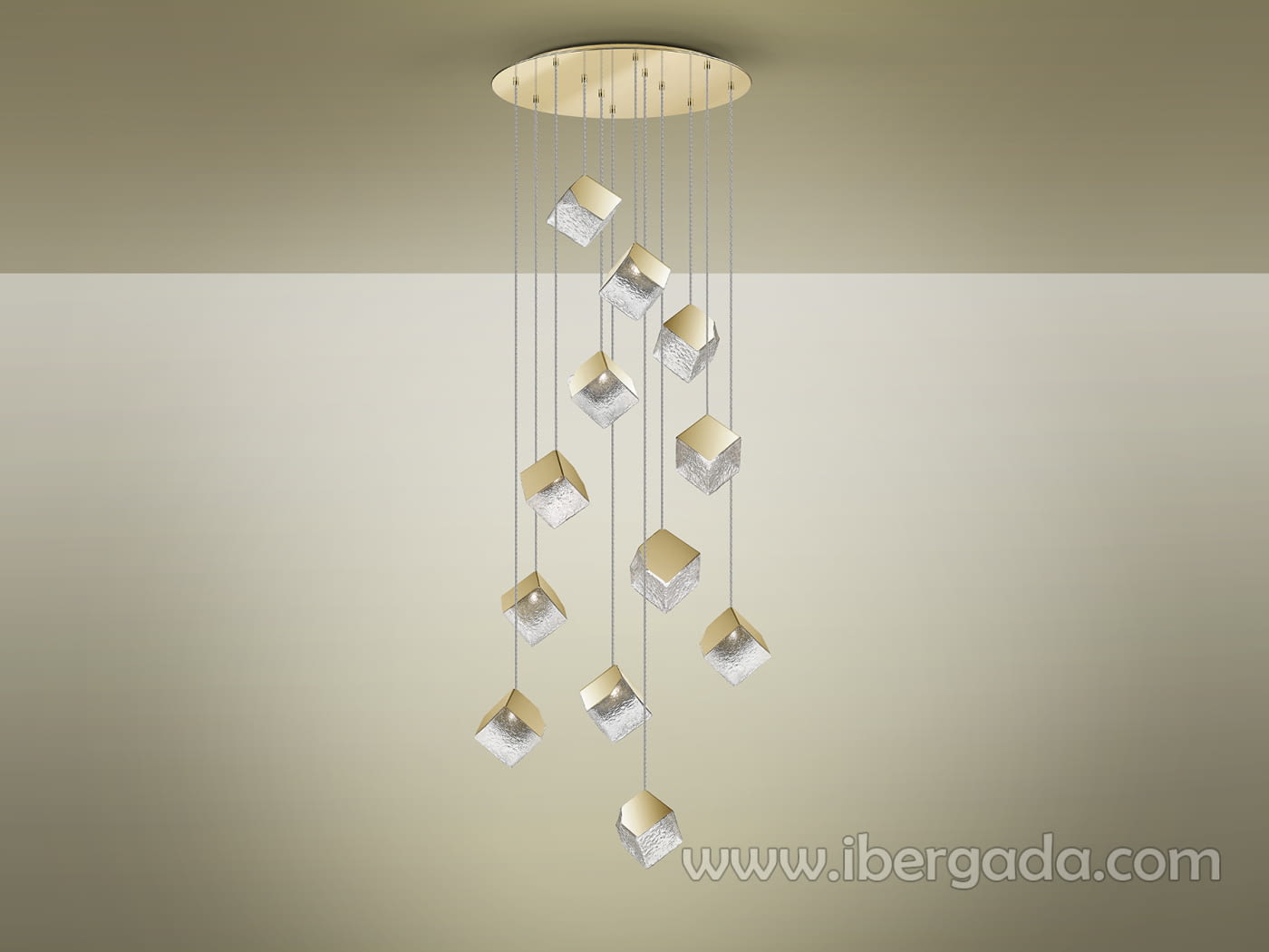 Lampara Priscila Oro 12L (90x90)-1