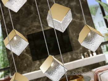 Lampara Priscila Oro 12L (90x90)-3