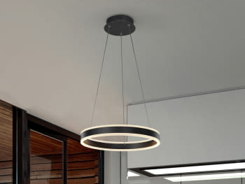 Lampara Helia Negro (50x50)