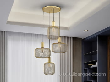 Lampara Osiris Oro 4L (58x58)