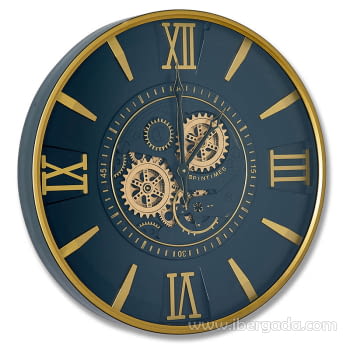 Reloj Dorado/Negro (60x60)