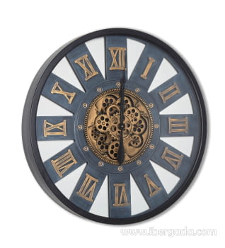 Reloj Antique Oro/Negro (80x80)