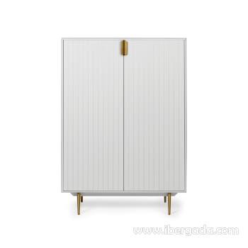 Mueble Aparador Cubo Candem Blanco (100x42x142)