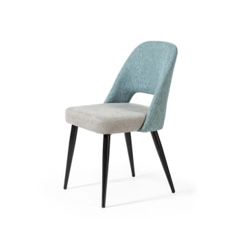Silla de Comedor DC-624 Azul/Gris