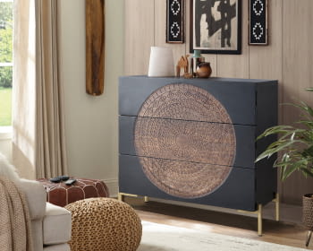 Comoda Lasana Madera/Metal (95x40x90)