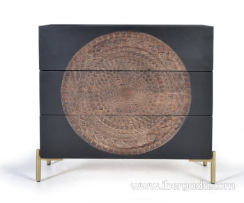 Comoda Lasana Madera/Metal (95x40x90)-2