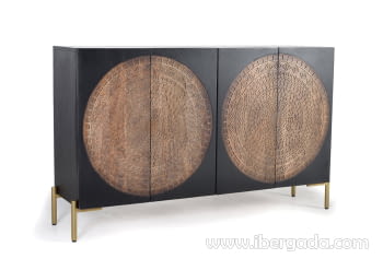 Aparador Lasana Madera/Metal (145x40x90)-2
