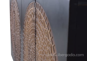 Aparador Lasana Madera/Metal (145x40x90)-4