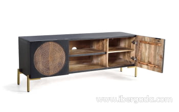 Aparador Lasana Madera/Metal (173x45x77)-3