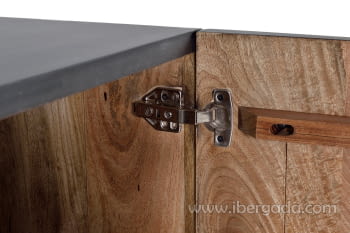 Aparador Lasana Madera/Metal (173x45x77)-5