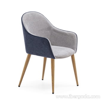 Silla de Comedor DC-625 Azul/Gris