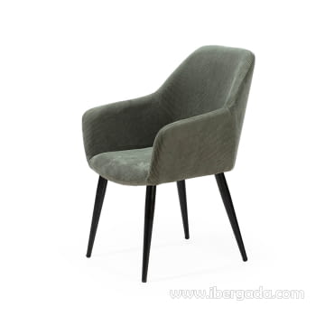 Silla de Comedor DC-626 Pana Verde